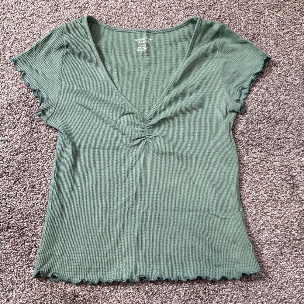 AE Hey Baby Cinch Front Tee